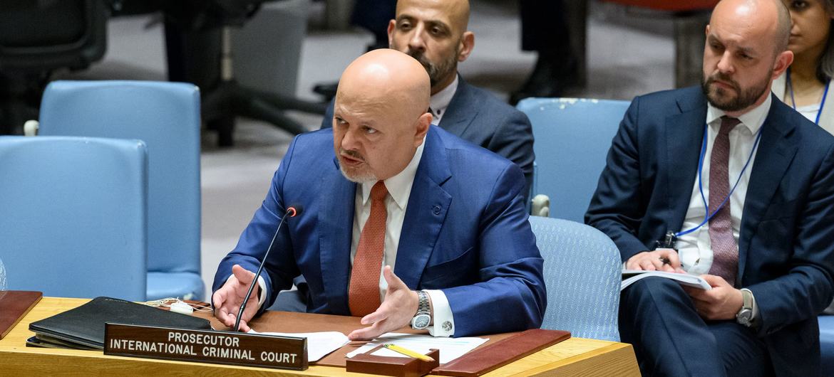 Karim Khan, Procureur de la Cour pénale internationale (CPI) déclaration à l'ONU